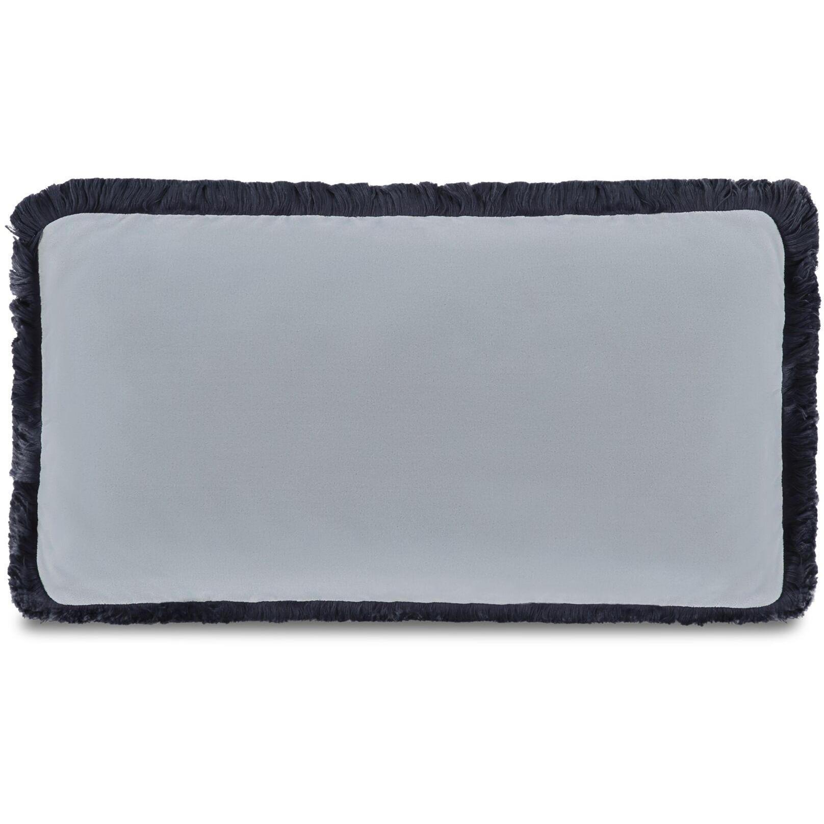 Yasmin Lumbar Cushion Light Blue Faux Mohair 1 Yasmin Lumbar Cushion Light Blue Faux Mohair