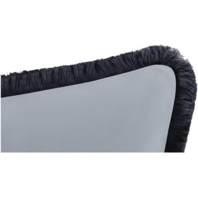 Yasmin Square Cushion Light Blue Faux Mohair 9 Yasmin Square Cushion Light Blue Faux Mohair OA-1122-45 OA 1122 45 Yasmin closeup shadsilo