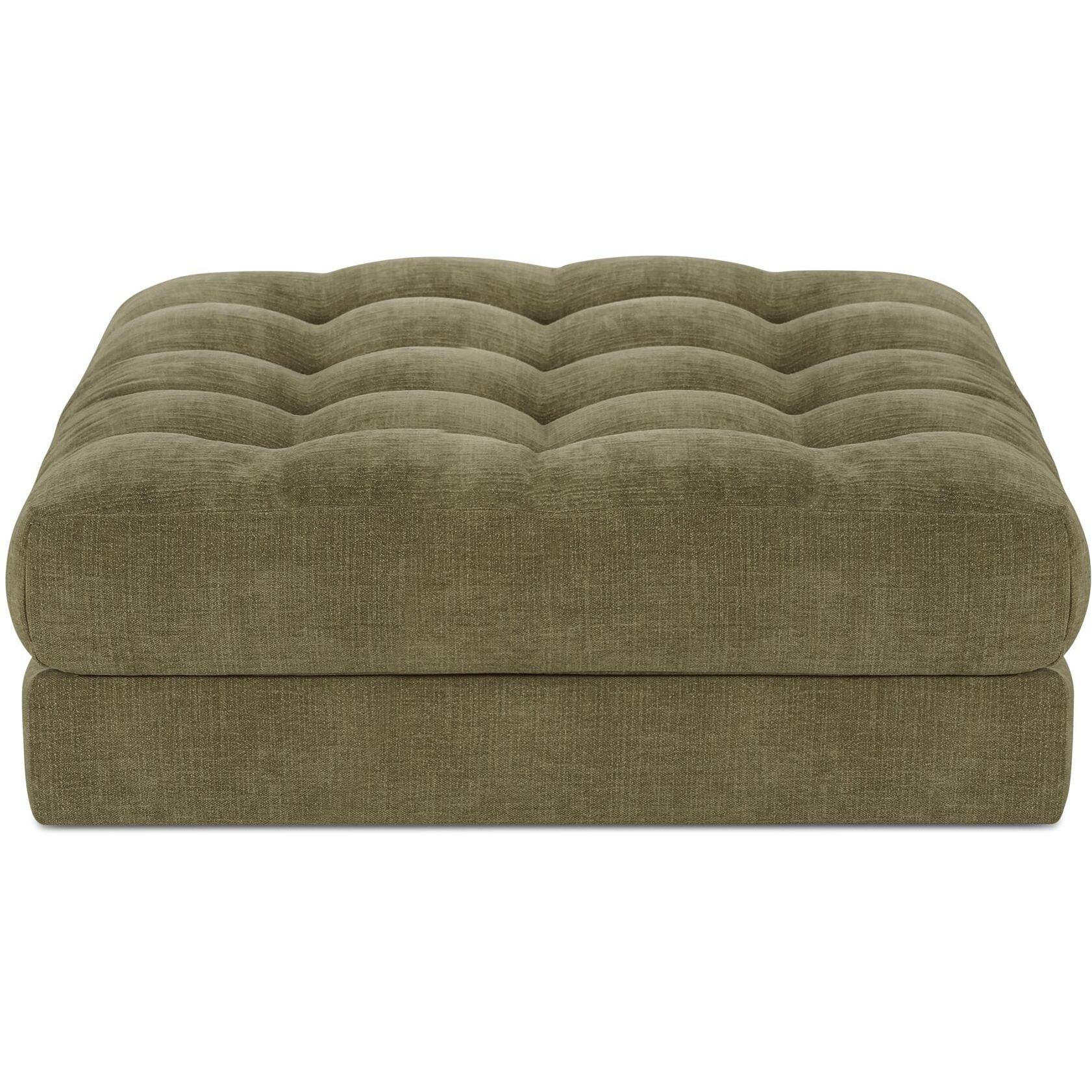 Davie Ottoman Olive 4 Davie Ottoman Olive - Image 4
