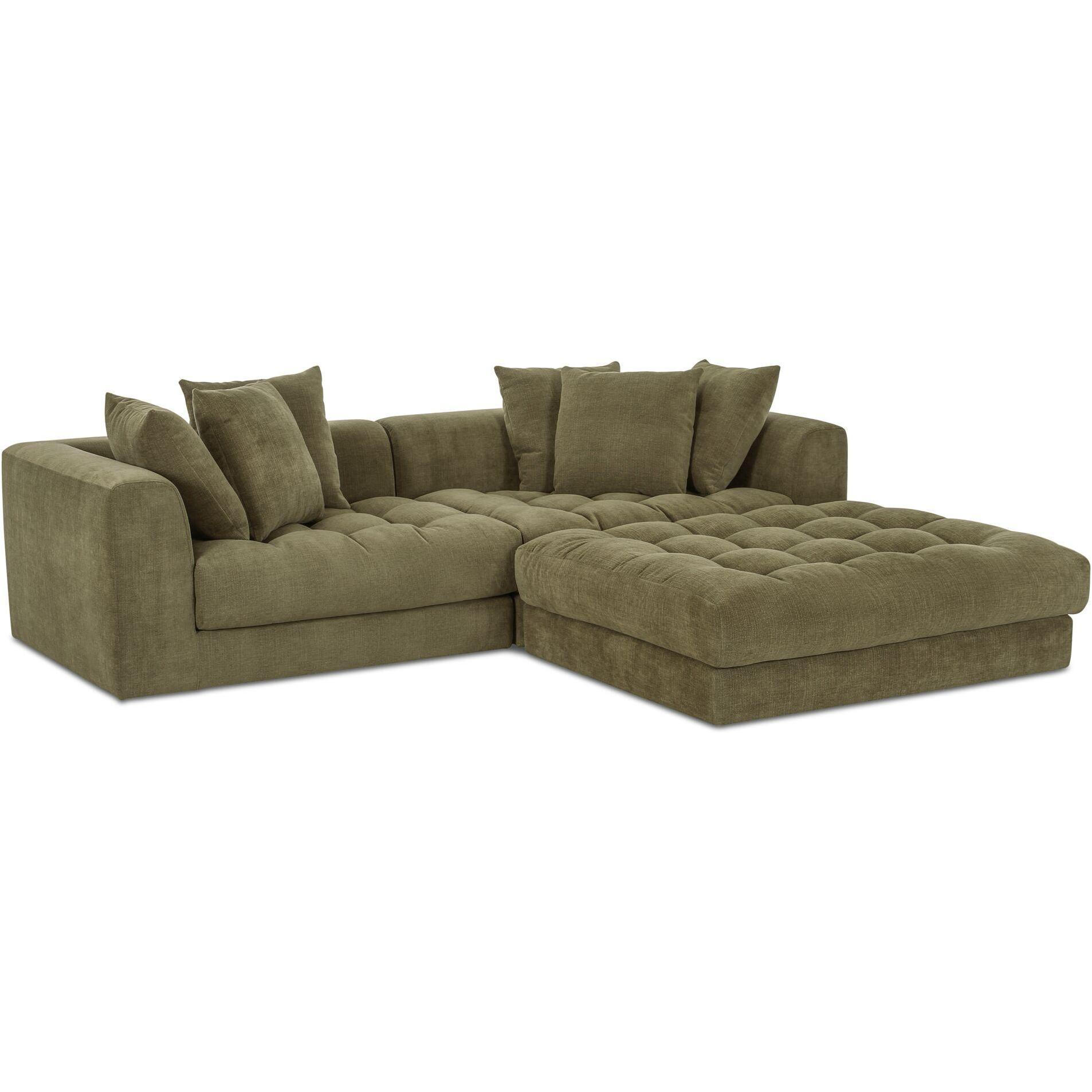 Davie Nook Modular Sectional Olive 3 Davie Nook Modular Sectional Olive - Image 3