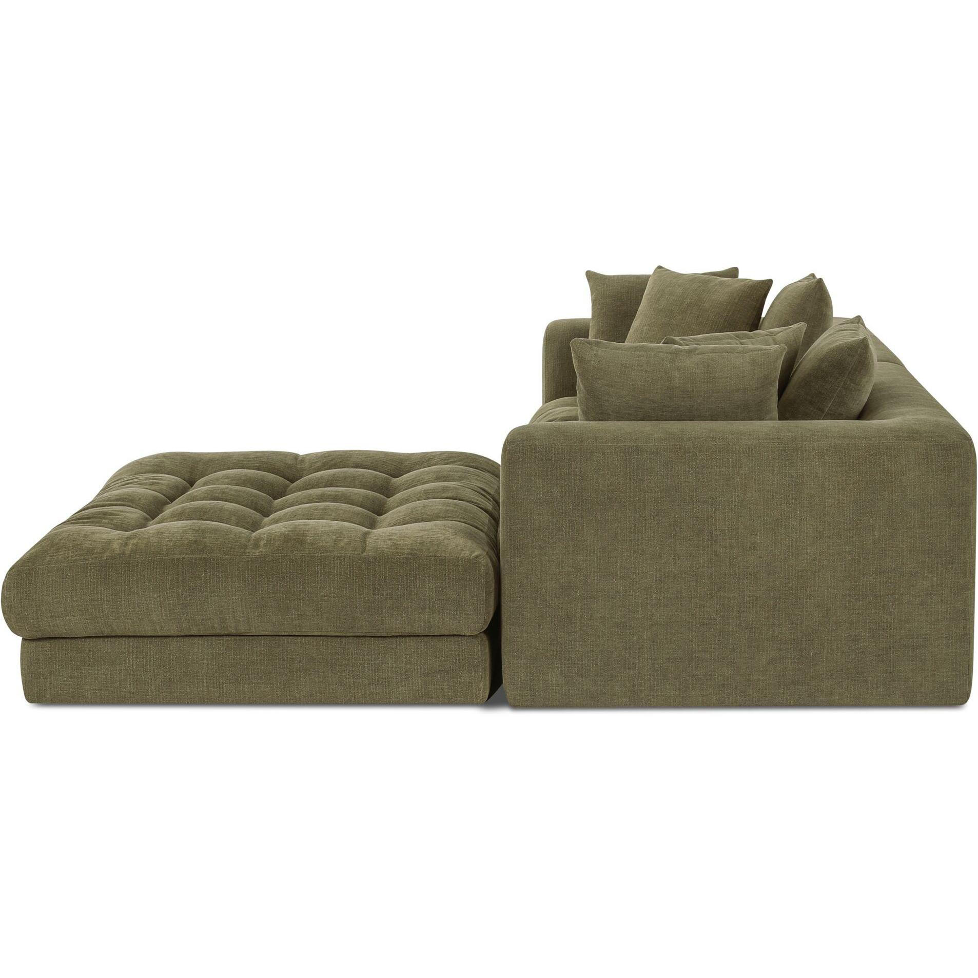 Davie Nook Modular Sectional Olive 4 Davie Nook Modular Sectional Olive - Image 4