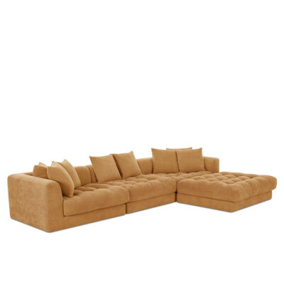 Davie Lounge Modular Sectional Golden Yellow 14 Davie Lounge Modular Sectional Golden Yellow OA-1131-09 OA 1131 09 Davie diagR shadsilo