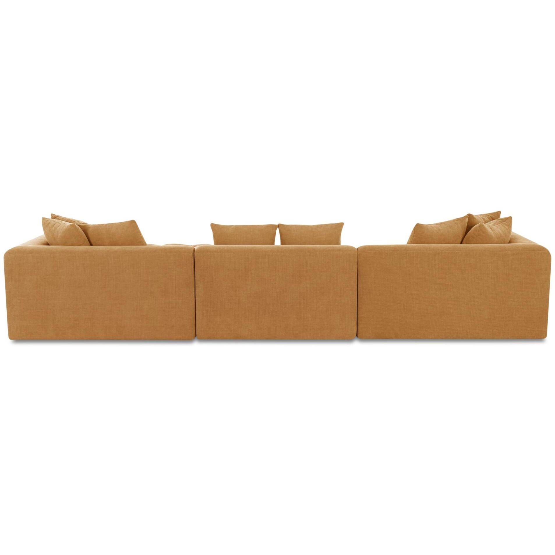 Davie Classic L Modular Sectional Golden Yellow 3 Davie Classic L Modular Sectional Golden Yellow - Image 3