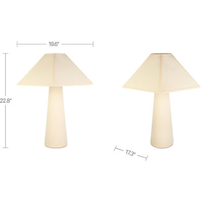 Gigi Table Lamp Cream OD-1032-05 OD 1032 05 DIM 70