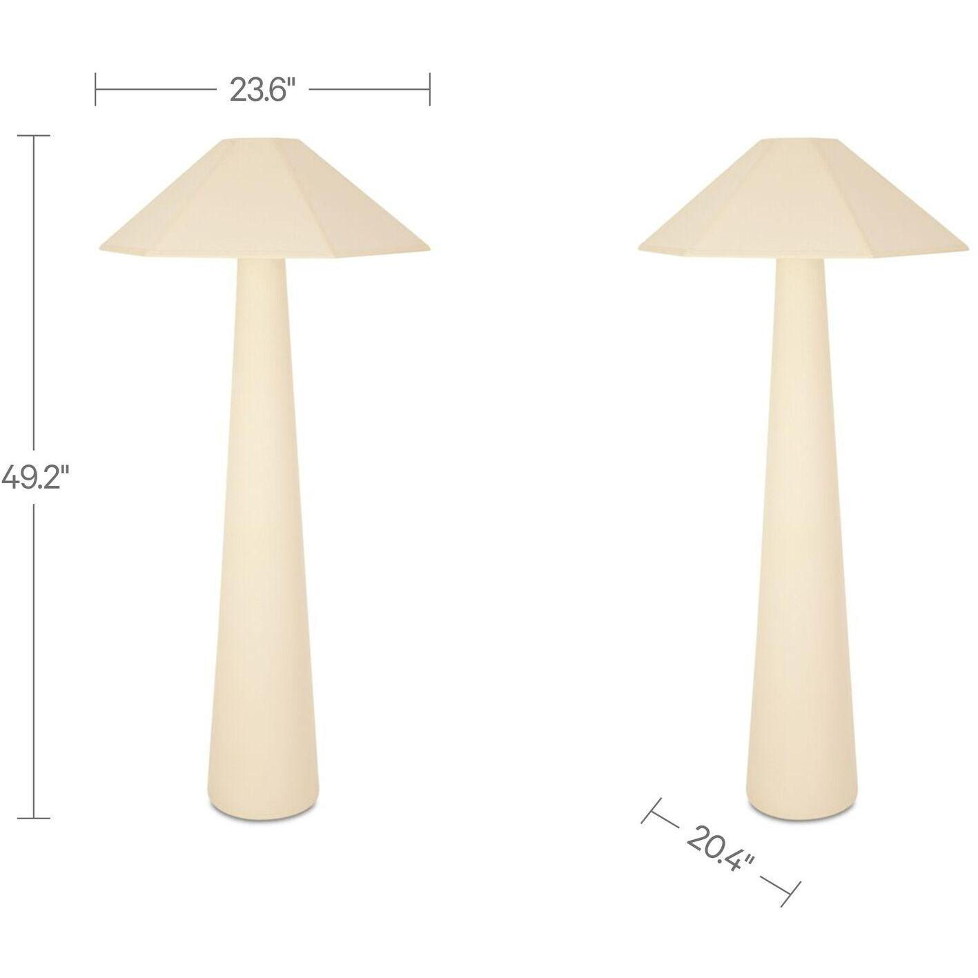 Gigi Floor Lamp Cream 5 Gigi Floor Lamp Cream - Image 5