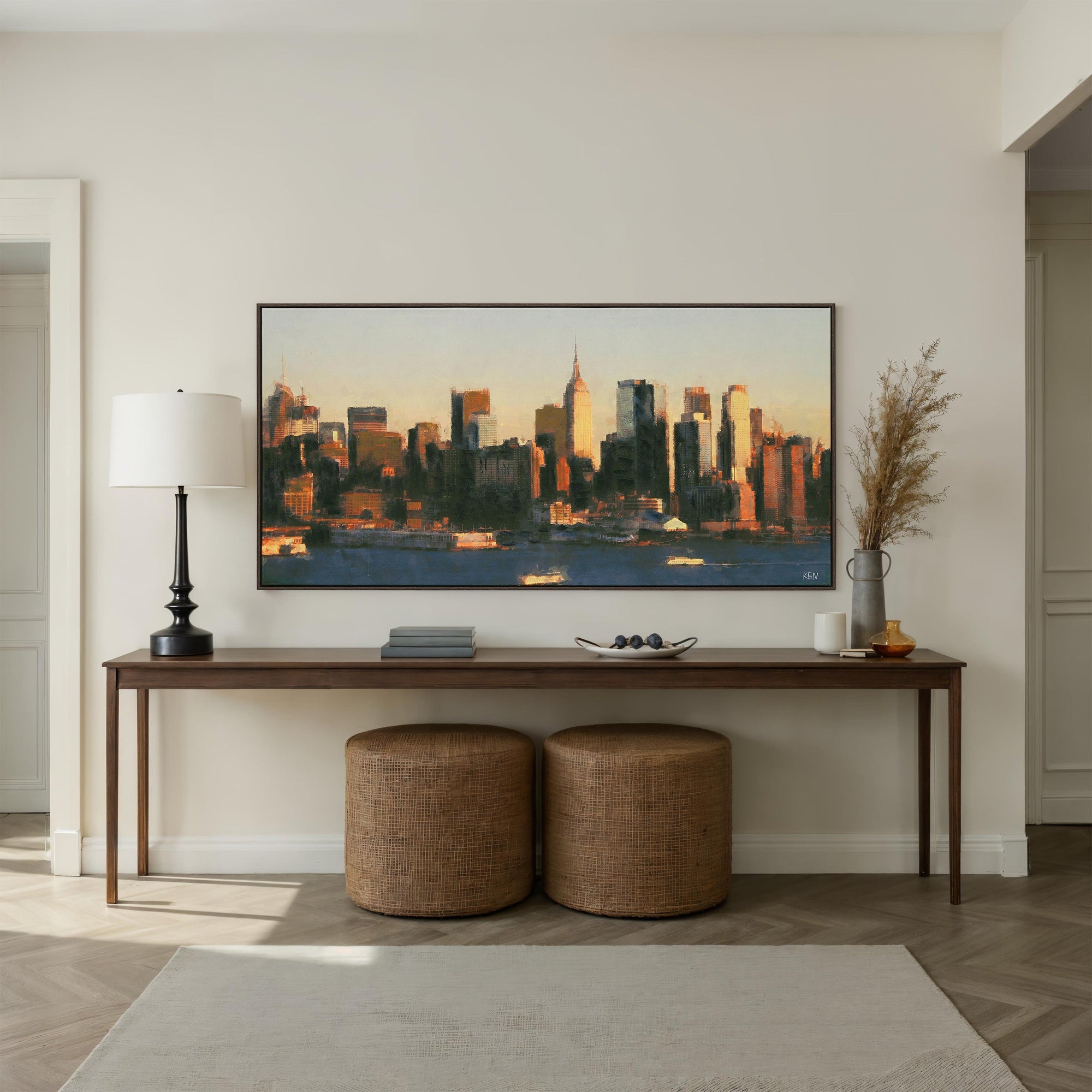 Panorama Hand-Painted Canvas Art 1 Panorama Hand-Painted Canvas Art