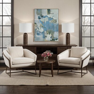 Lauro Hand-Painted Canvas Art