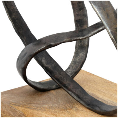 Lida Cast Aluminum Sculpture 7 Lida Cast Aluminum Sculpture OT-1025-02 OT 1025 02 Lida closeup silo