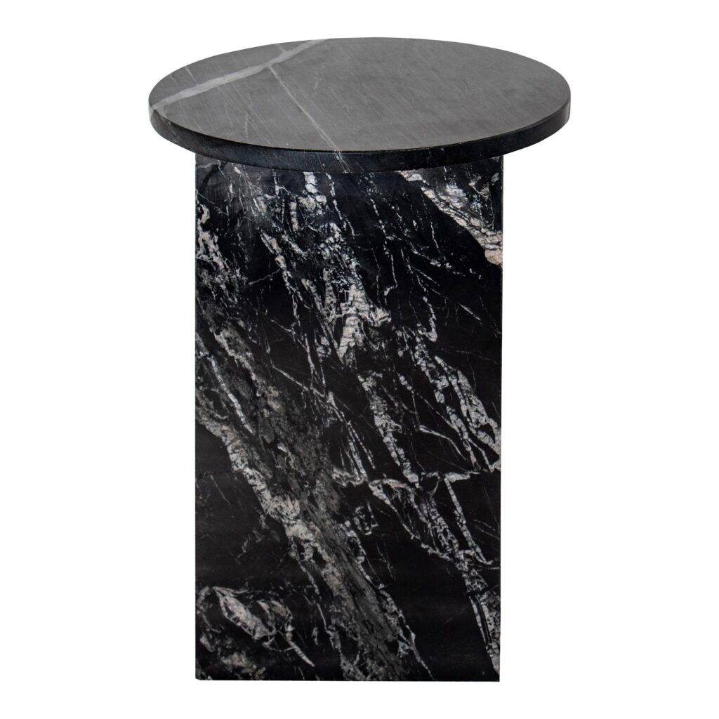 Grace Accent Table Black Marble - Image 2