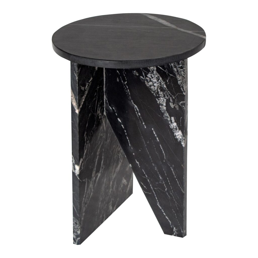 Grace Accent Table Black Marble - Image 3