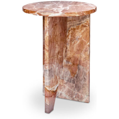 Grace Accent Table Orange Levante Marble PJ-1021-12 PJ 1021 12 Grace diagR shadsilo