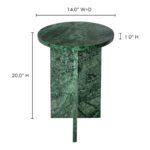 Grace Accent Table Green Marble PJ-1021-16 PJ 1021 16 70