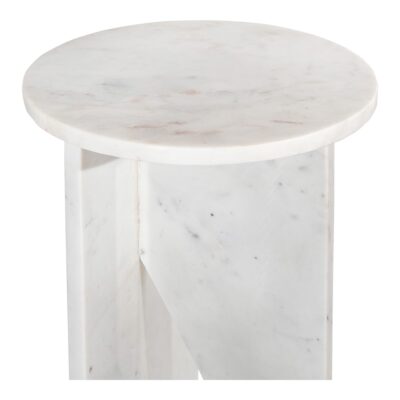 Grace Accent Table White Marble 14 Grace Accent Table White Marble PJ-1021-18 PJ 1021 18 04