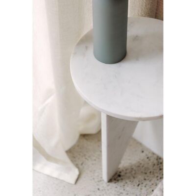Grace Accent Table White Marble 16 Grace Accent Table White Marble PJ-1021-18 PJ 1021 18 31