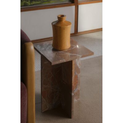 Blair Accent Table Orange Levante Marble 9 Blair Accent Table Orange Levante Marble PJ-1024-12 PJ 1024 12 12