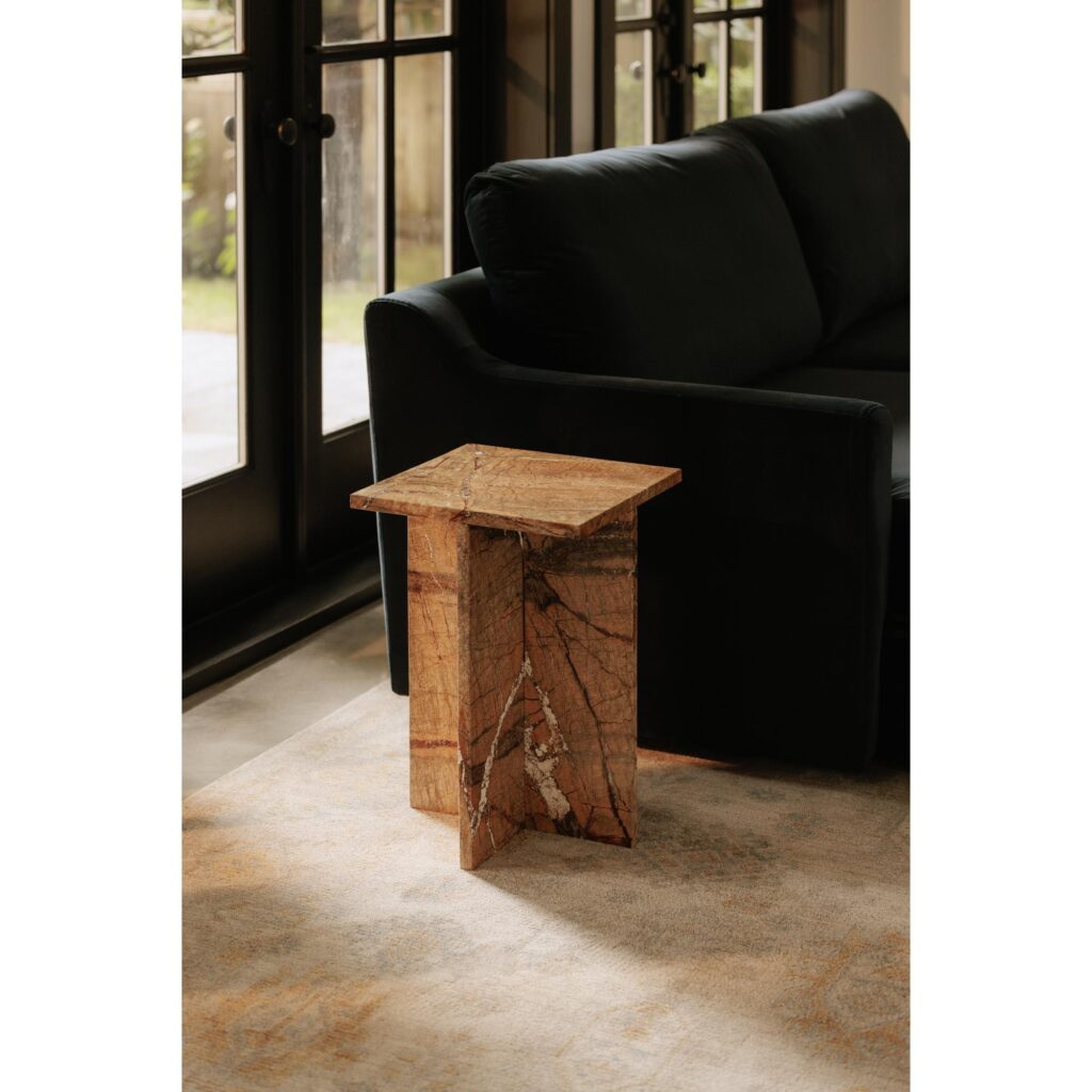 Blair Accent Table Golden Forest Marble - Image 7