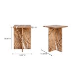 Blair Accent Table Golden Forest Marble PJ-1024-32 PJ 1024 32 70
