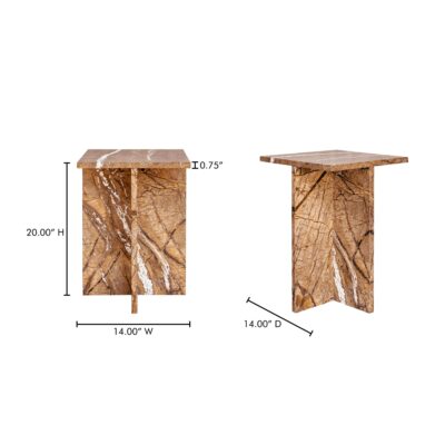 Blair Accent Table Golden Forest Marble 17 Blair Accent Table Golden Forest Marble PJ-1024-32 PJ 1024 32 70