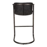 Freeman Barstool Onyx Black Leather (Set of 2) PK-1060-02 PK 1060 02 02