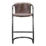 Freeman Barstool Grazed Brown Leather (Set of 2) PK-1060-03 PK 1060 03