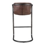 Freeman Barstool Grazed Brown Leather (Set of 2) PK-1060-03 PK 1060 03 02