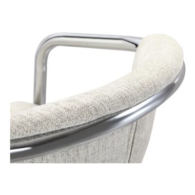 Freeman Chrome Frame Dining Chair Blended Cream - Set of Two PK-1114-37 PK 1114 37 06