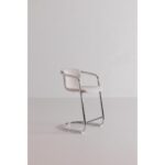 Freeman Chrome Frame Counter Stool Blended Cream-Set Of Two PK-1115-37 PK 1115 37 30
