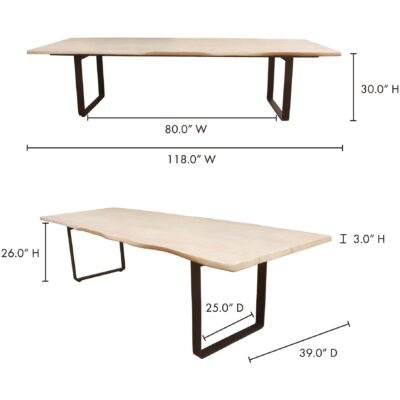 Wilks Dining Table PP-1014-18-0 PP 1014 18 70