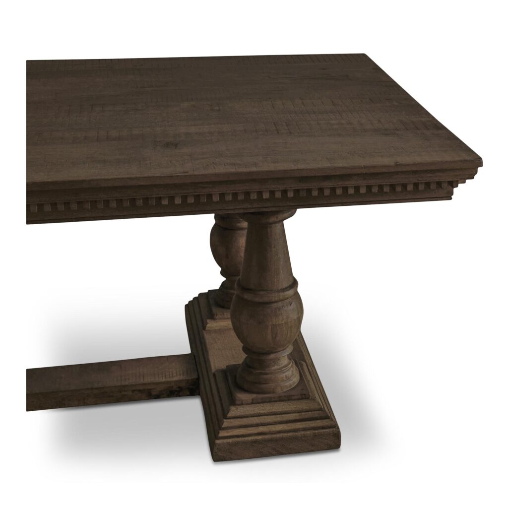 Everson Dining Table Brown - Image 5