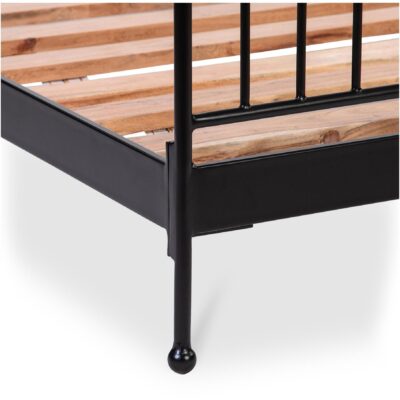 Monet Queen Bed Black PZ-1001-02-0 PZ 1001 02 0 Monet closeup01 shadsilo