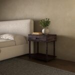 Tabitha Nightstand Dark Brown PZ-1002-20 PZ 1002 20 11