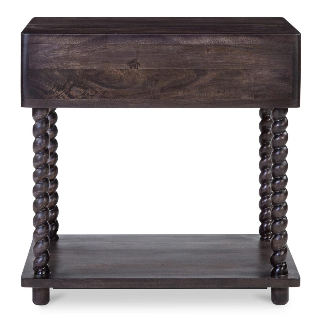 Tabitha Nightstand Dark Brown - Image 4