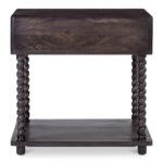 Tabitha Nightstand Dark Brown PZ-1002-20 PZ 1002 20 Tabitha back shadsilo