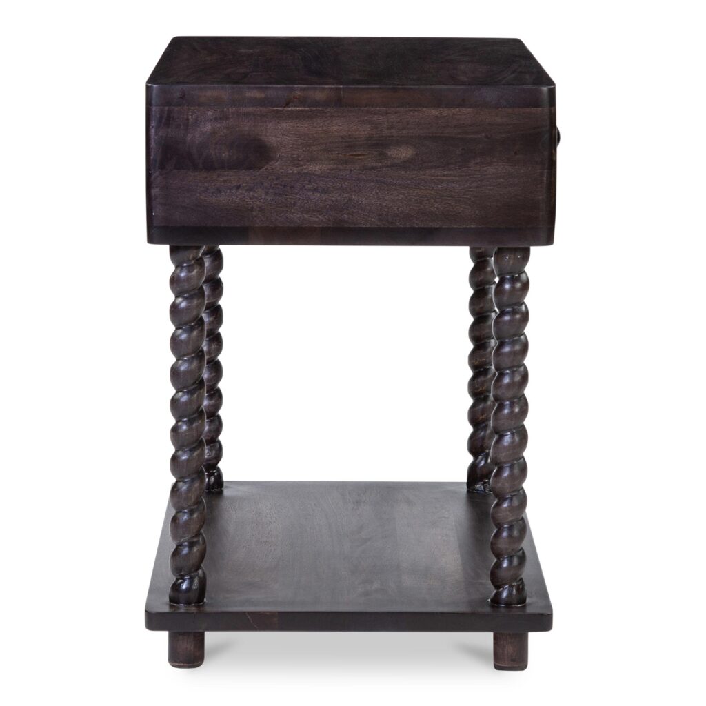 Tabitha Nightstand Dark Brown - Image 3