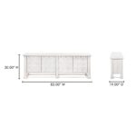 Clement Sideboard Whitewashed PZ-1007-18 PZ 1007 18 70