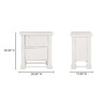 Clement Nightstand Whitewashed PZ-1008-18 PZ 1008 18 70