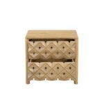 Fulton Nightstand Natural PZ-1010-24 PZ 1010 24 Fulton front open shadsilo