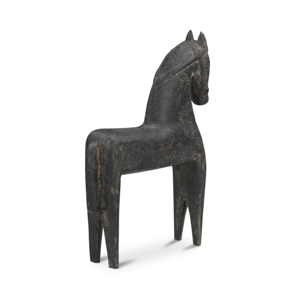 Gallant Wooden Sculpture Black - Image 3