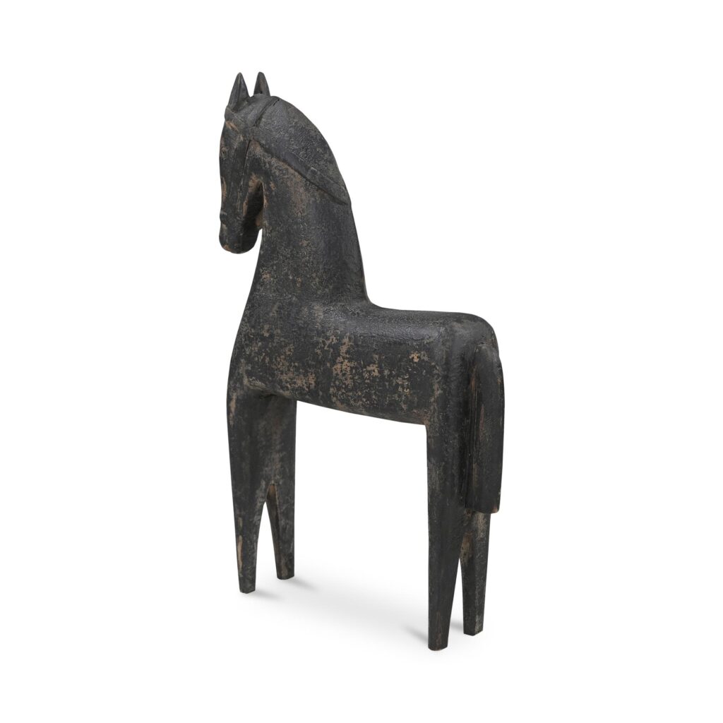 Gallant Wooden Sculpture Black - Image 2