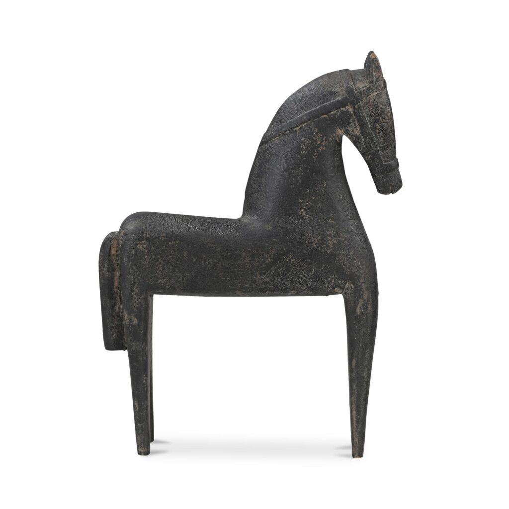 Gallant Wooden Sculpture Black - Image 4