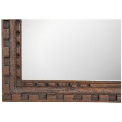 Holland Mirror Large Brown PZ-1016-03 PZ 1016 03 Holland closeup01 shadsilo