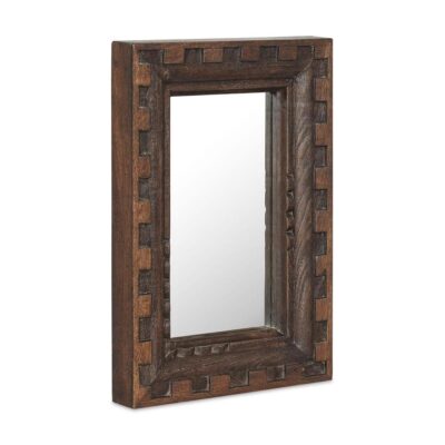 Holland Mirror Small Brown PZ-1017-03 PZ 1017 03 Holland diagR shadsilo