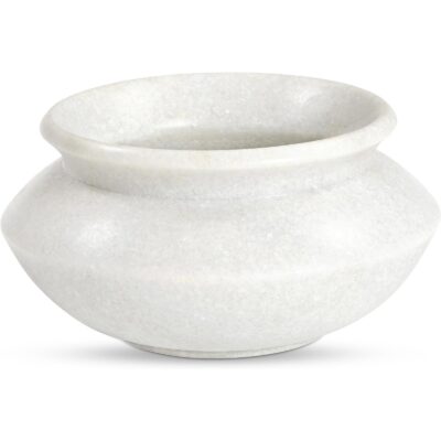 Romano Vessel White Marble