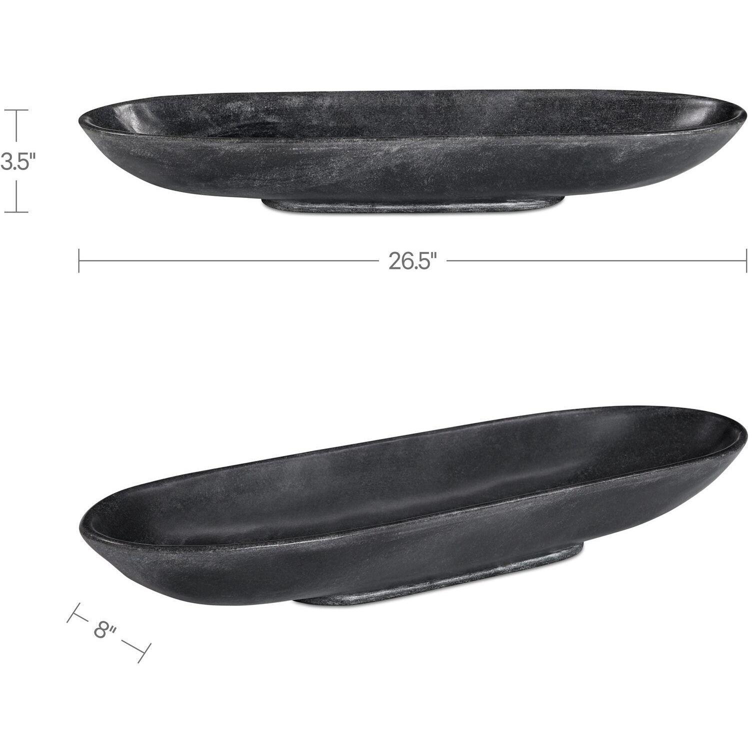 Venetia Tray Black Marble 3 Venetia Tray Black Marble - Image 3