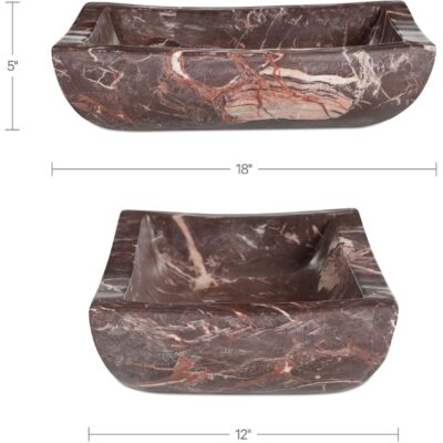 Piero Basin Deep Red Marble PZ-1025-22 PZ 1025 22 Piero 70