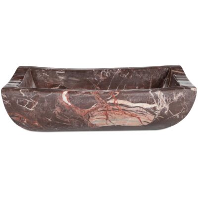 Piero Basin Deep Red Marble