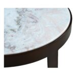 Holli Side Table White Marble QJ-1026-18 QJ 1026 18 Holli closeup01 shadsilo