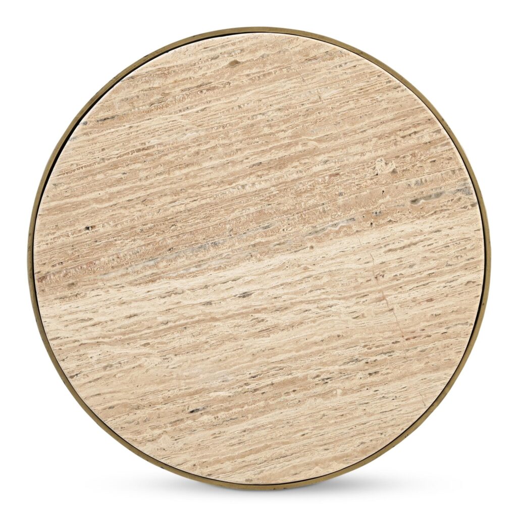Holli Side Table Travertine - Image 4