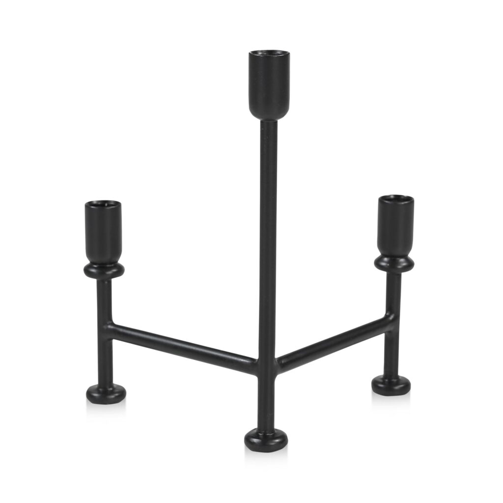Cicero Candle Holder Black - Image 4