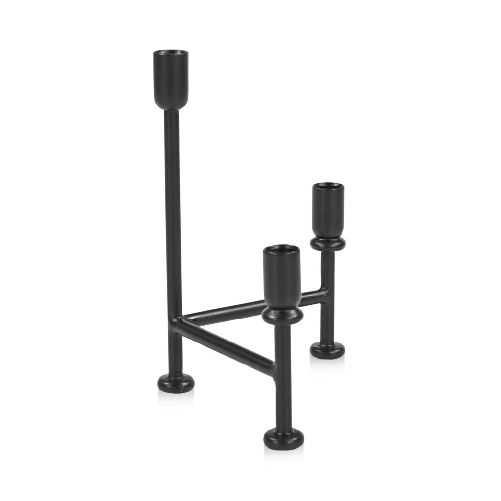 Cicero Candle Holder Black - Image 2